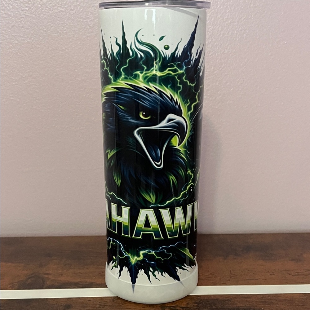 Seattle Seahawks graphic Design Tumbler.
